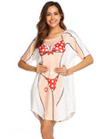 Cute Bikini Print Cover Up Swimwear (US Only)