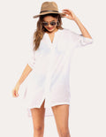 Lightweight Button Down Cover Up Swimsuit (US Only)