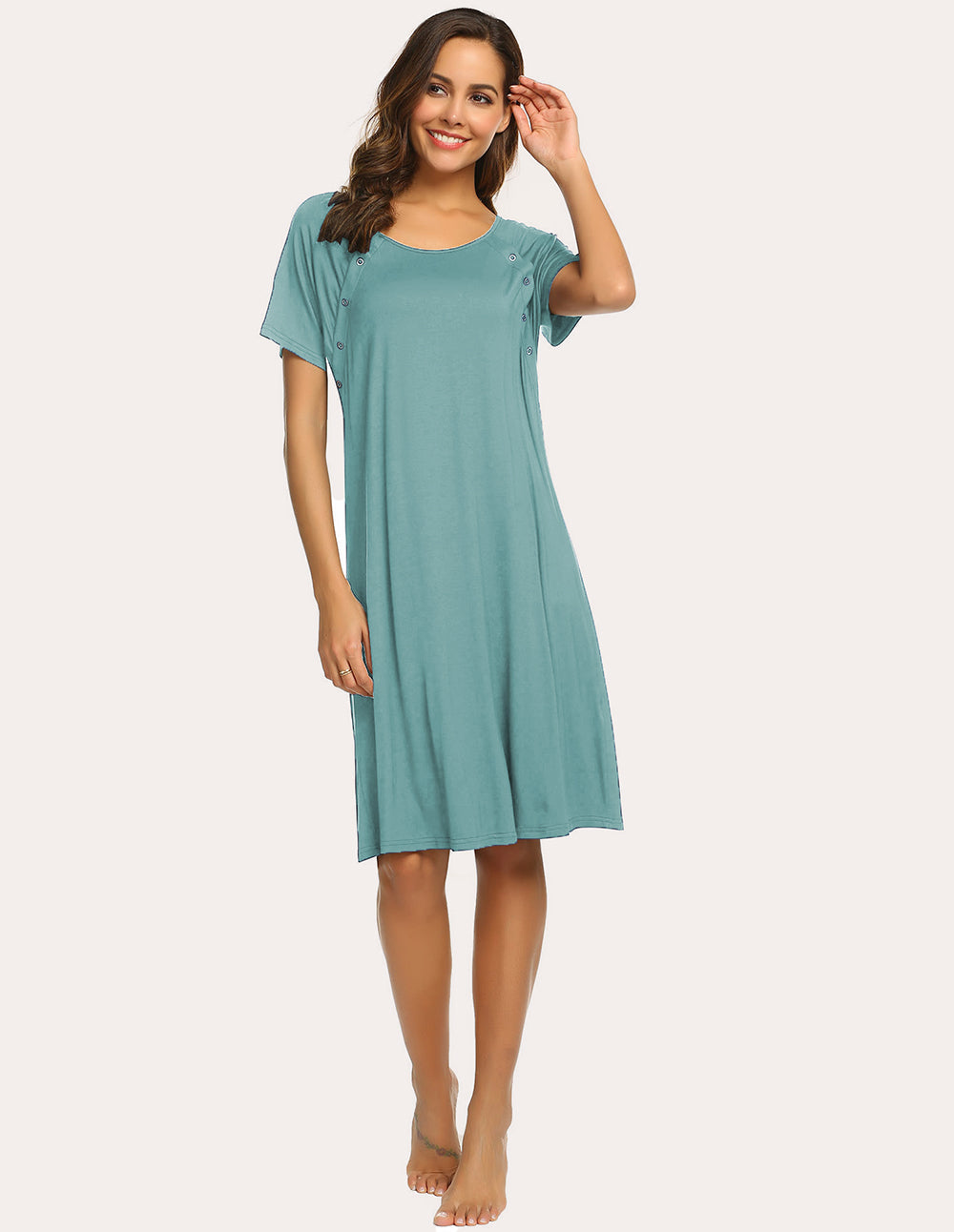 Breastfeeding Maternity Nightdress (US Only)
