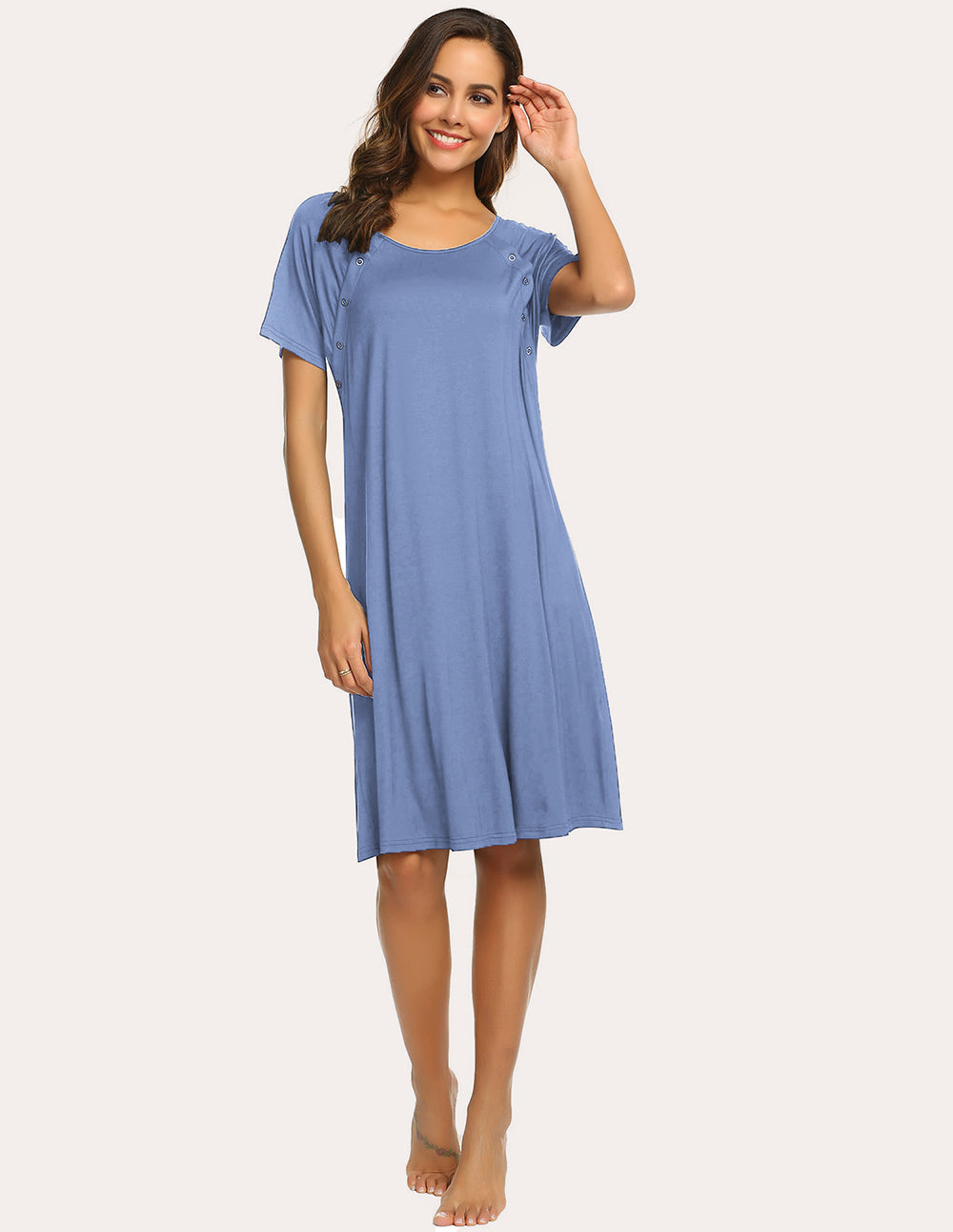 Breastfeeding Maternity Nightdress (US Only)