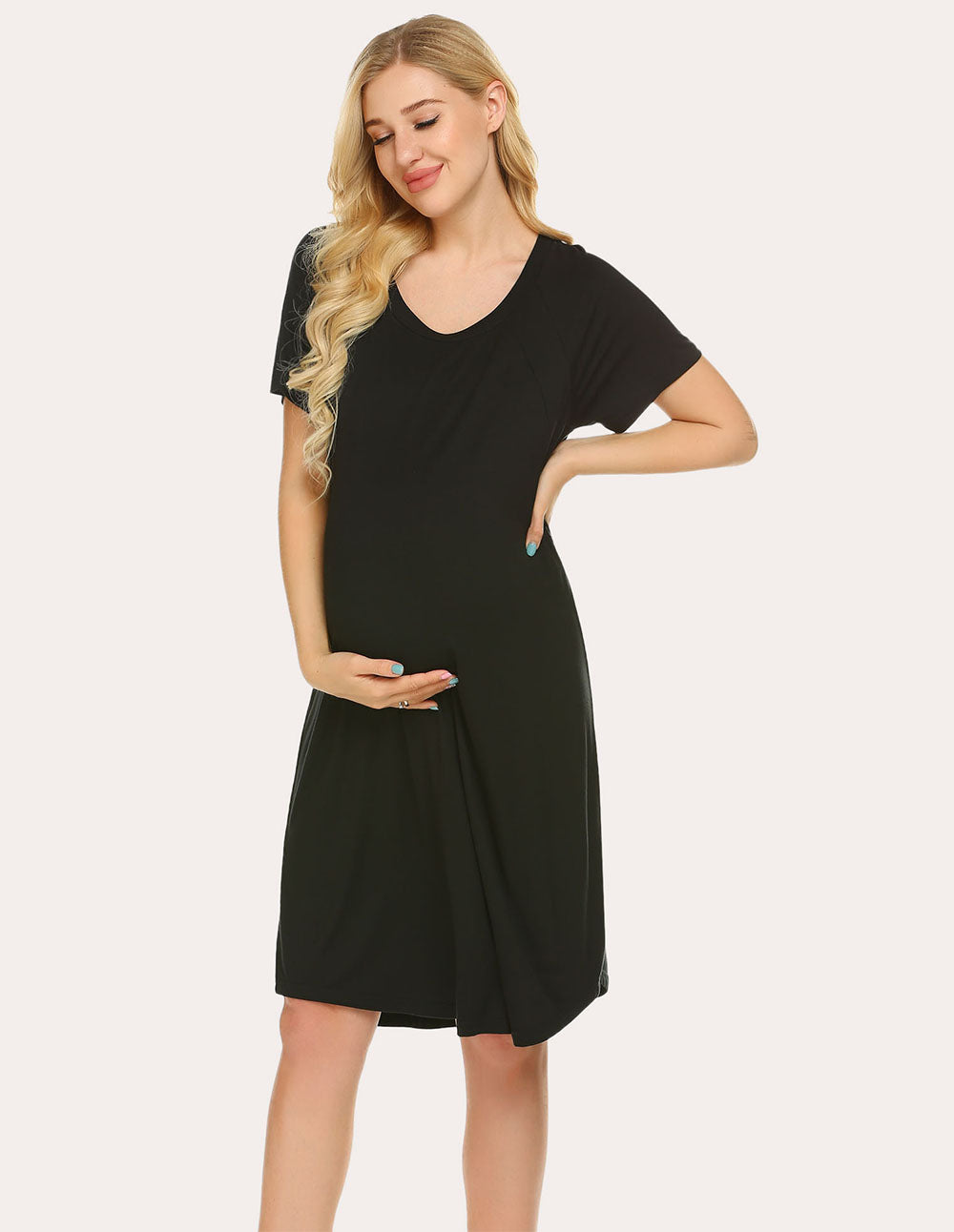 Breastfeeding Nightdress Nursing Nightgown (US Only)