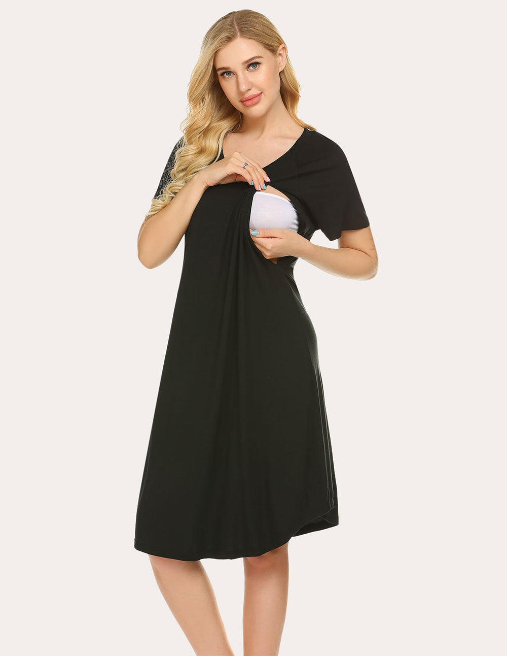 Breastfeeding Nightdress Nursing Nightgown (US Only)