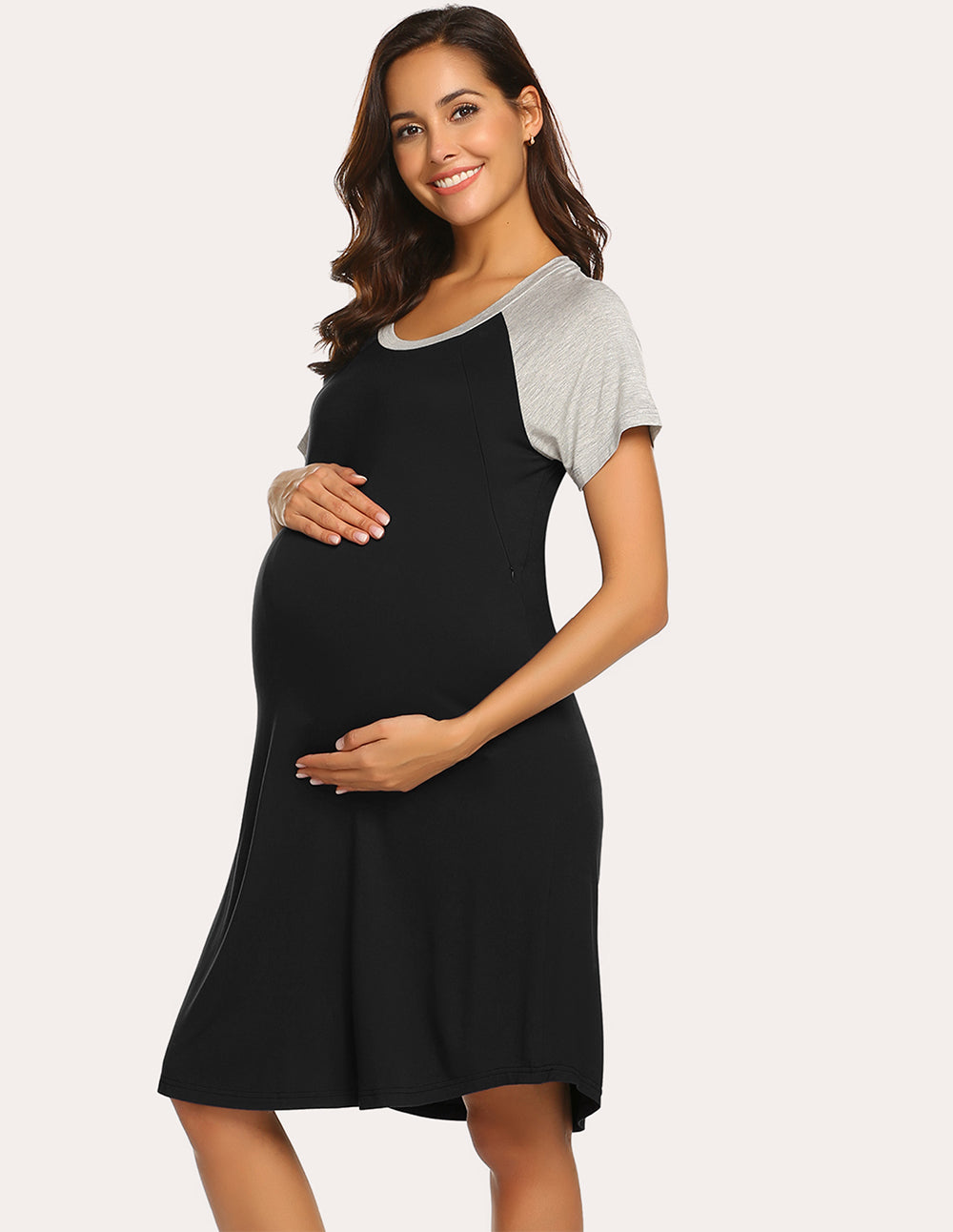 Breastfeeding Nightdress Nursing Nightgown (US Only)