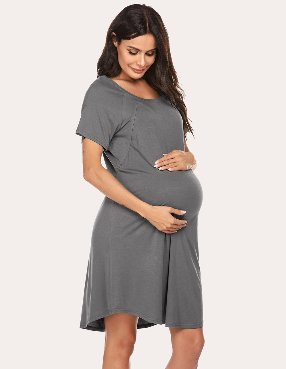 Breastfeeding Nightdress Nursing Nightgown (US Only)