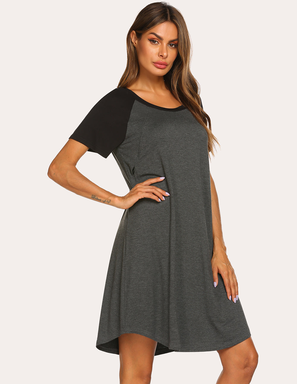 Breastfeeding Nightdress Nursing Nightgown (US Only)