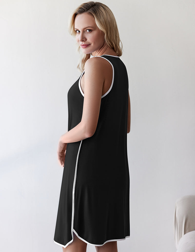 Sleeveless Nightgown Nursing Dress (US Only)