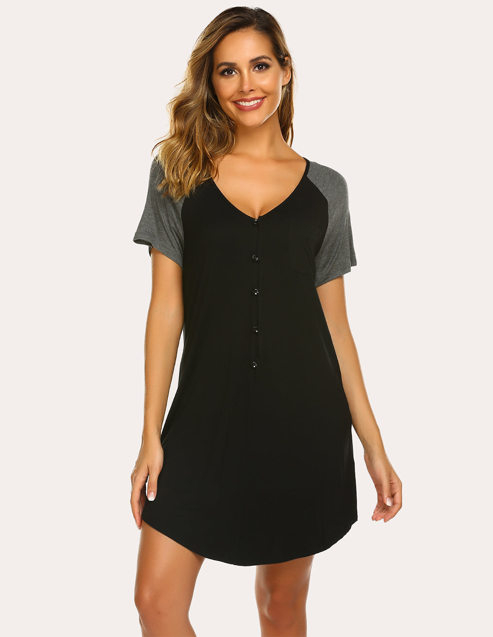 Raglan Sleeves Nightgown (US Only)