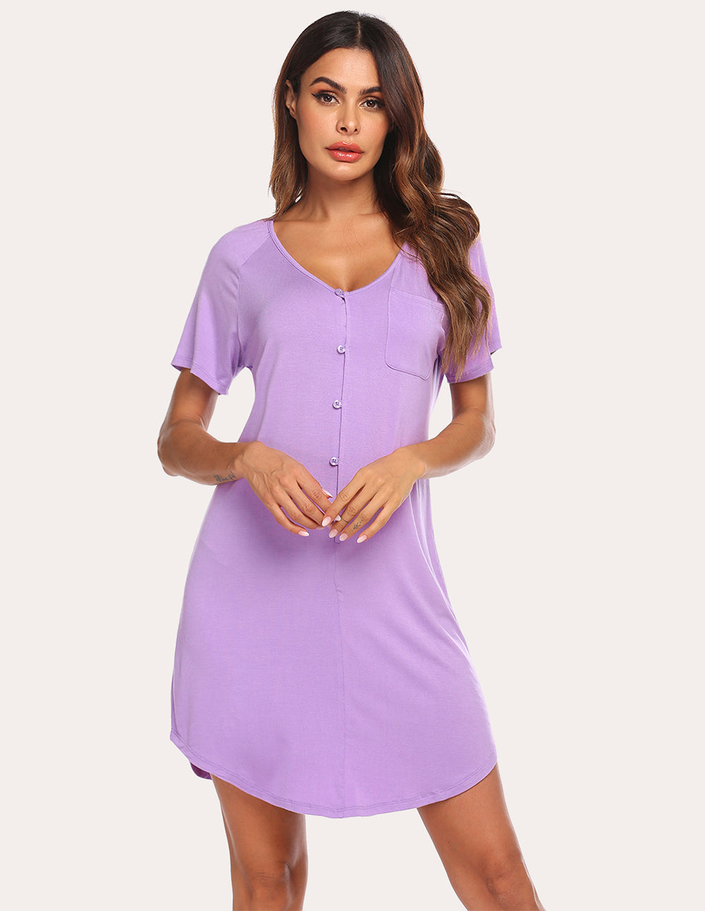 Raglan Sleeves Nightgown (US Only)