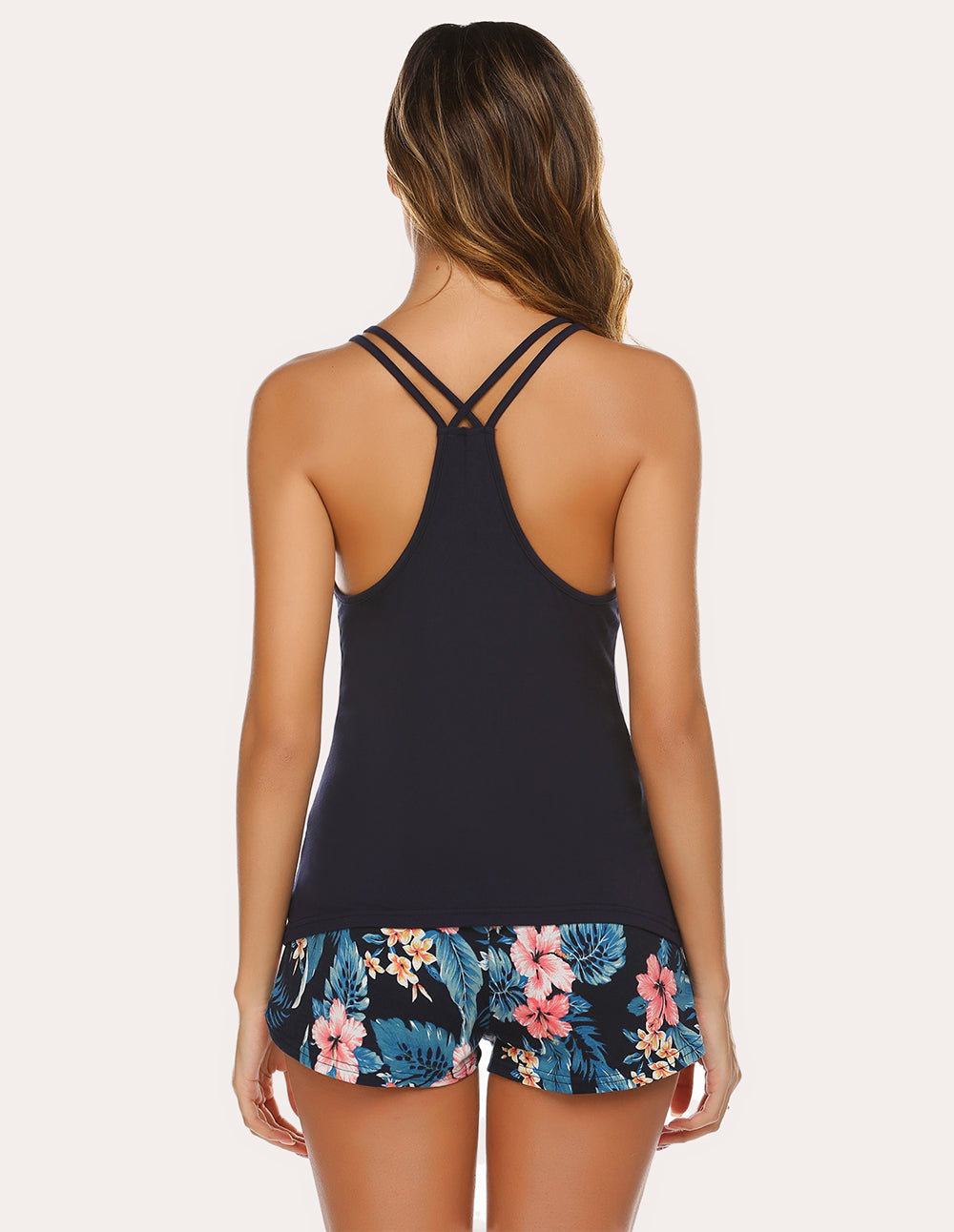 Teddy Cami Tops Shorts Pajama Set (US Only)