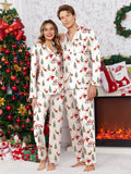 Christmas Couple Matching Pajamas Pj Set