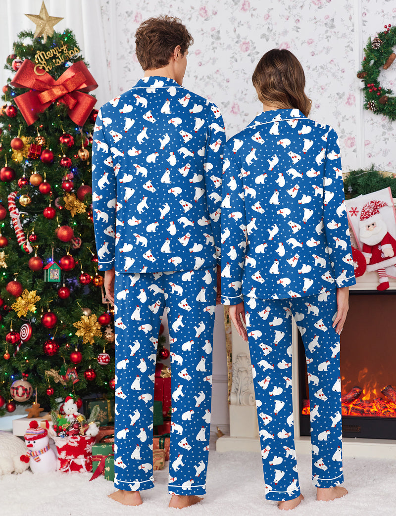 Christmas Couple Matching Pajamas Pj Set