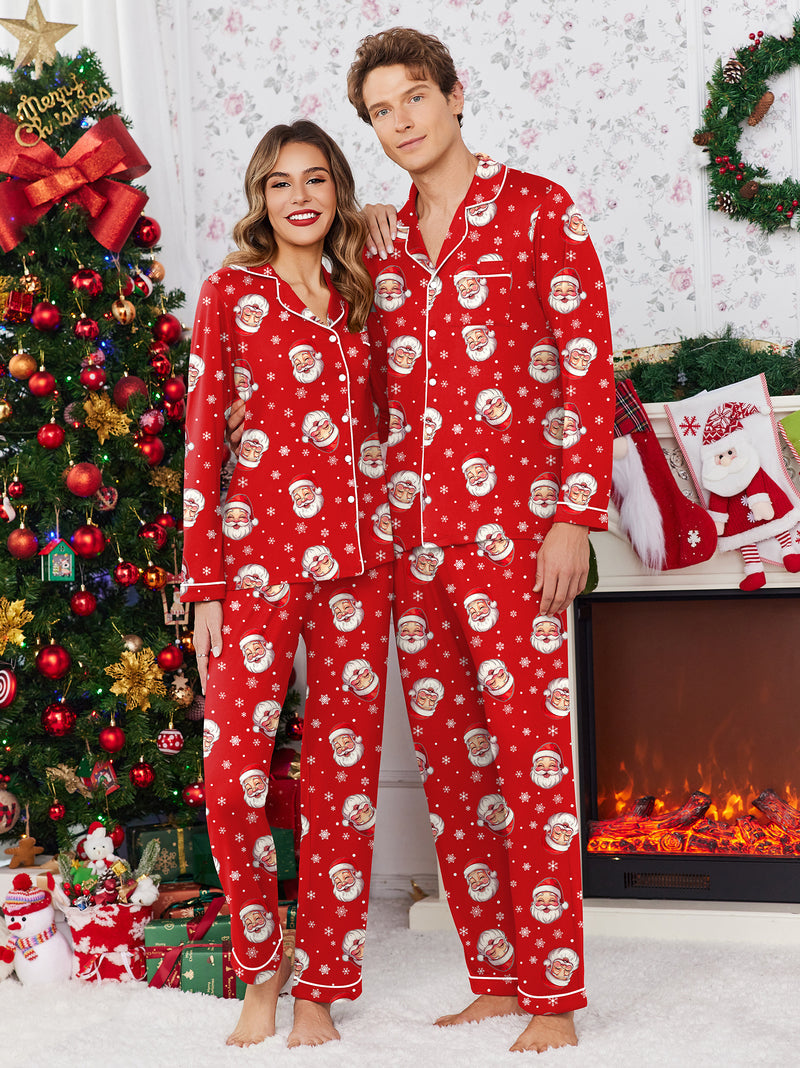 Christmas Couple Matching Pajamas Pj Set