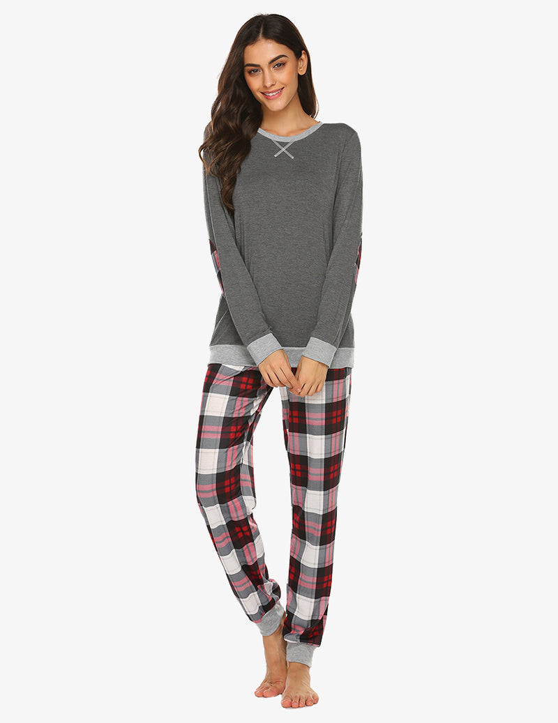 Soft Plaid Pajama Set (US Only)