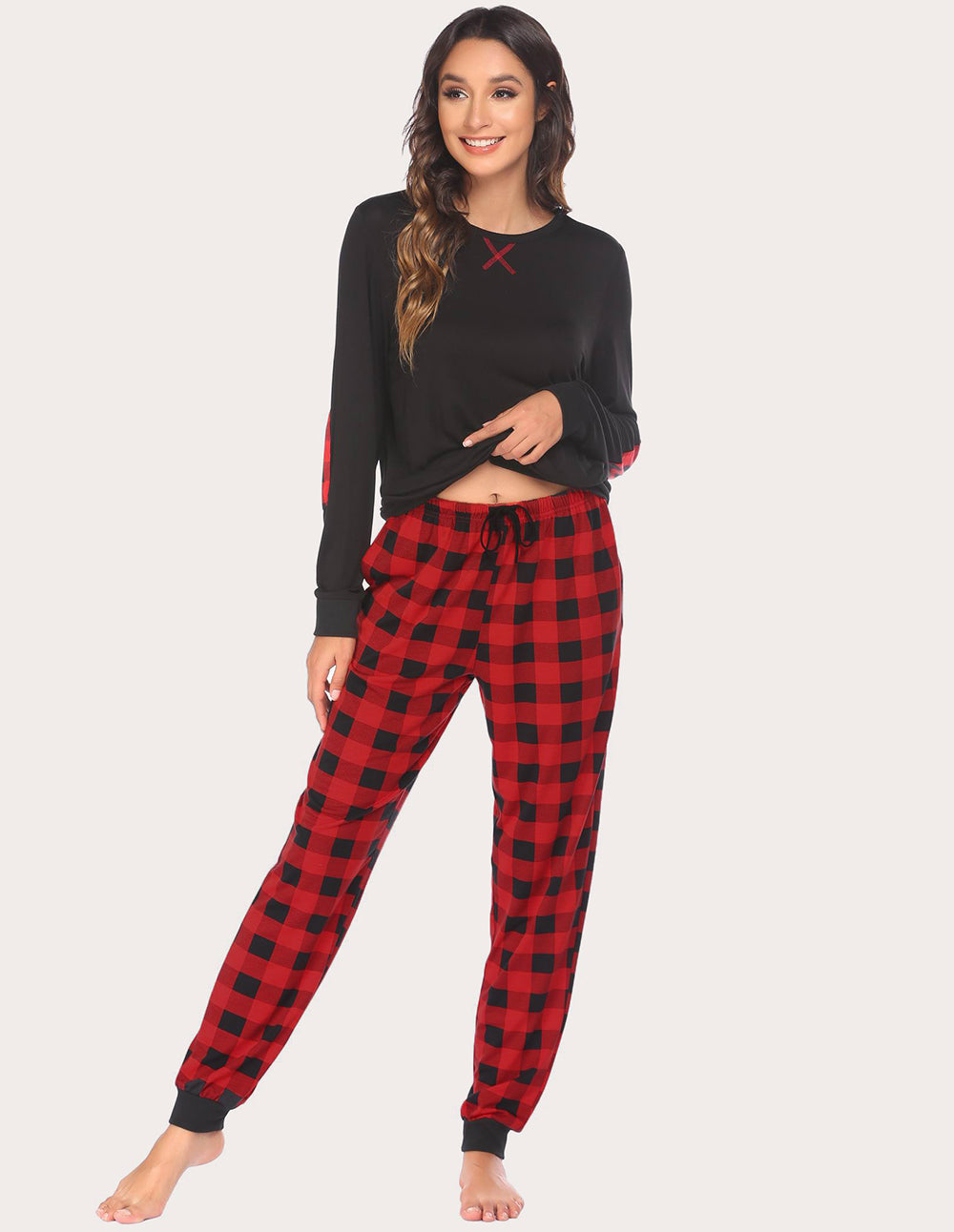 Soft Plaid Pajama Set (US Only)