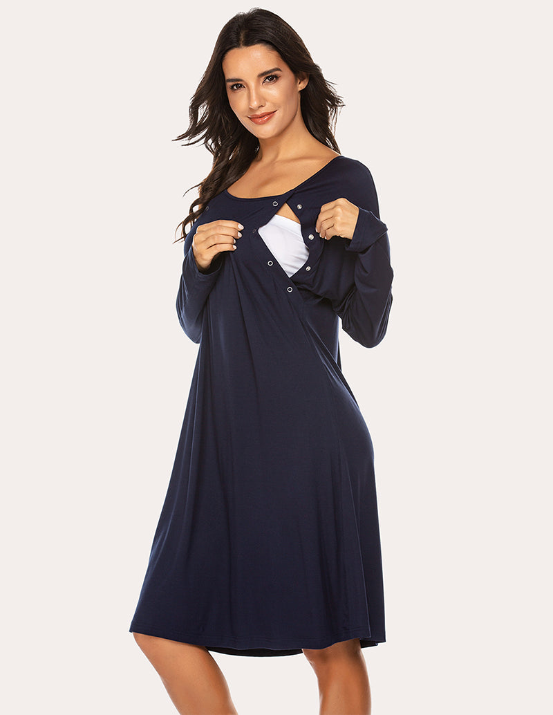 Breastfeeding Maternity Nightdress (US Only)