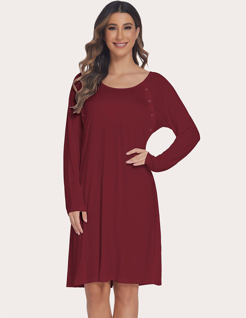 Breastfeeding Maternity Nightdress (US Only)