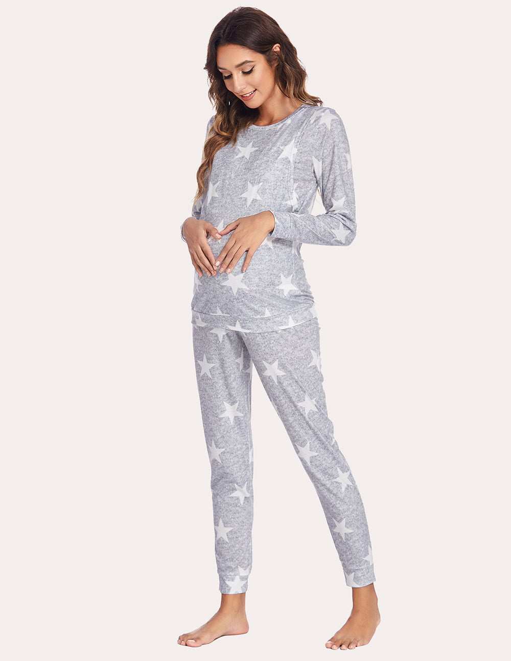 Materntiy Nursing Pajamas Set (US Only)