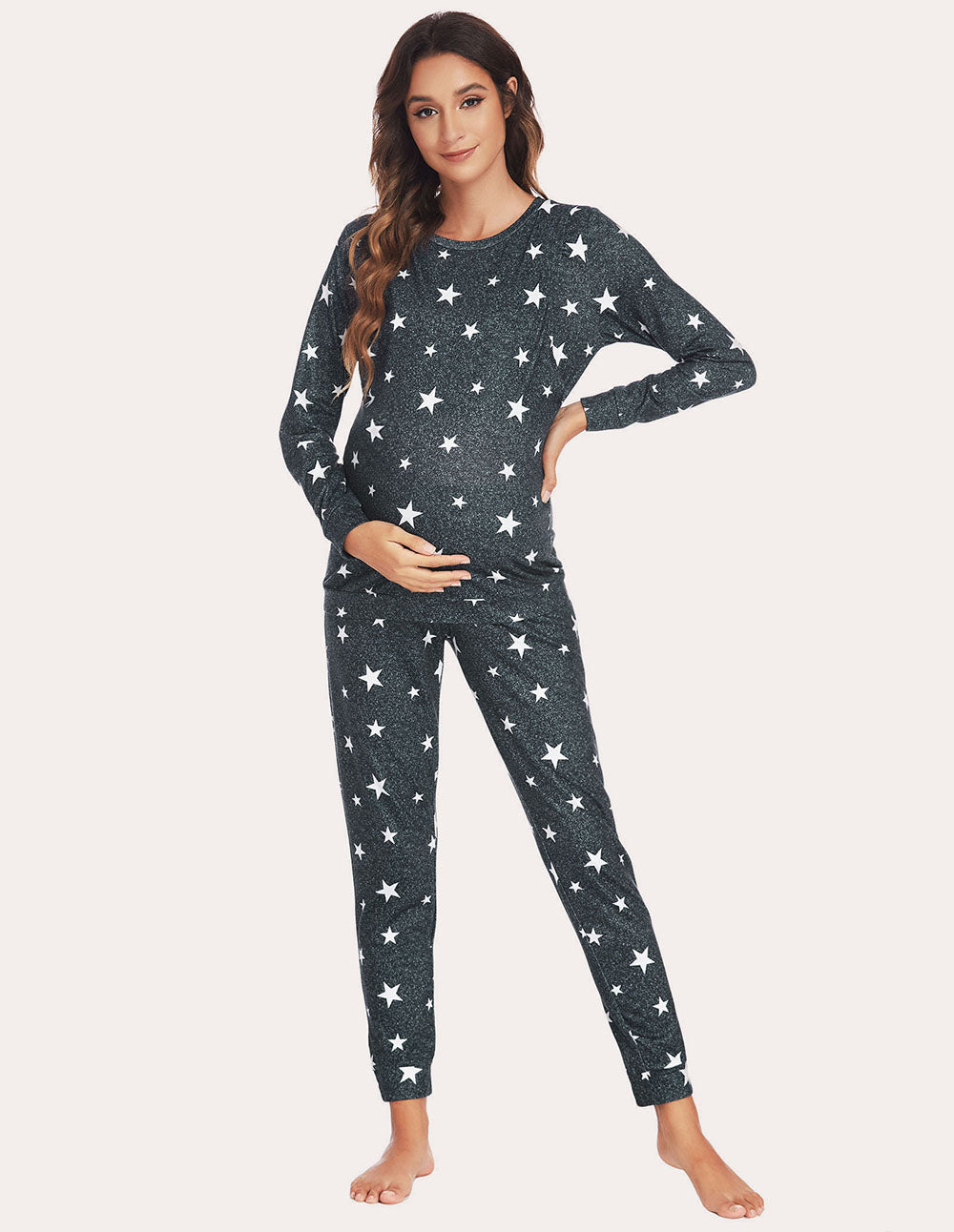 Materntiy Nursing Pajamas Set (US Only)