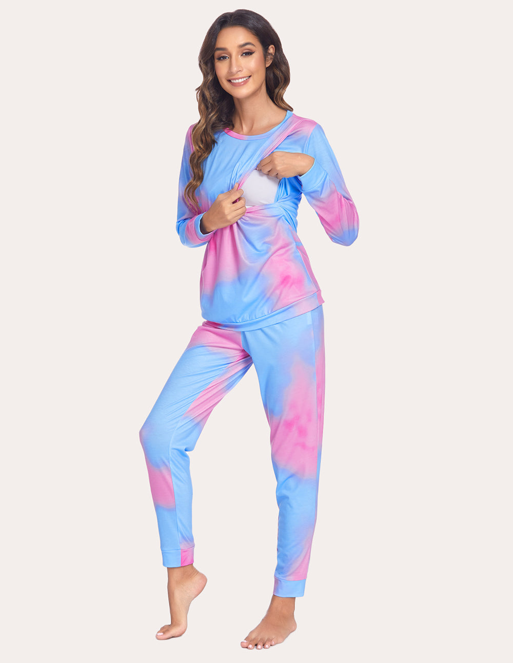 Materntiy Nursing Pajamas Set (US Only)
