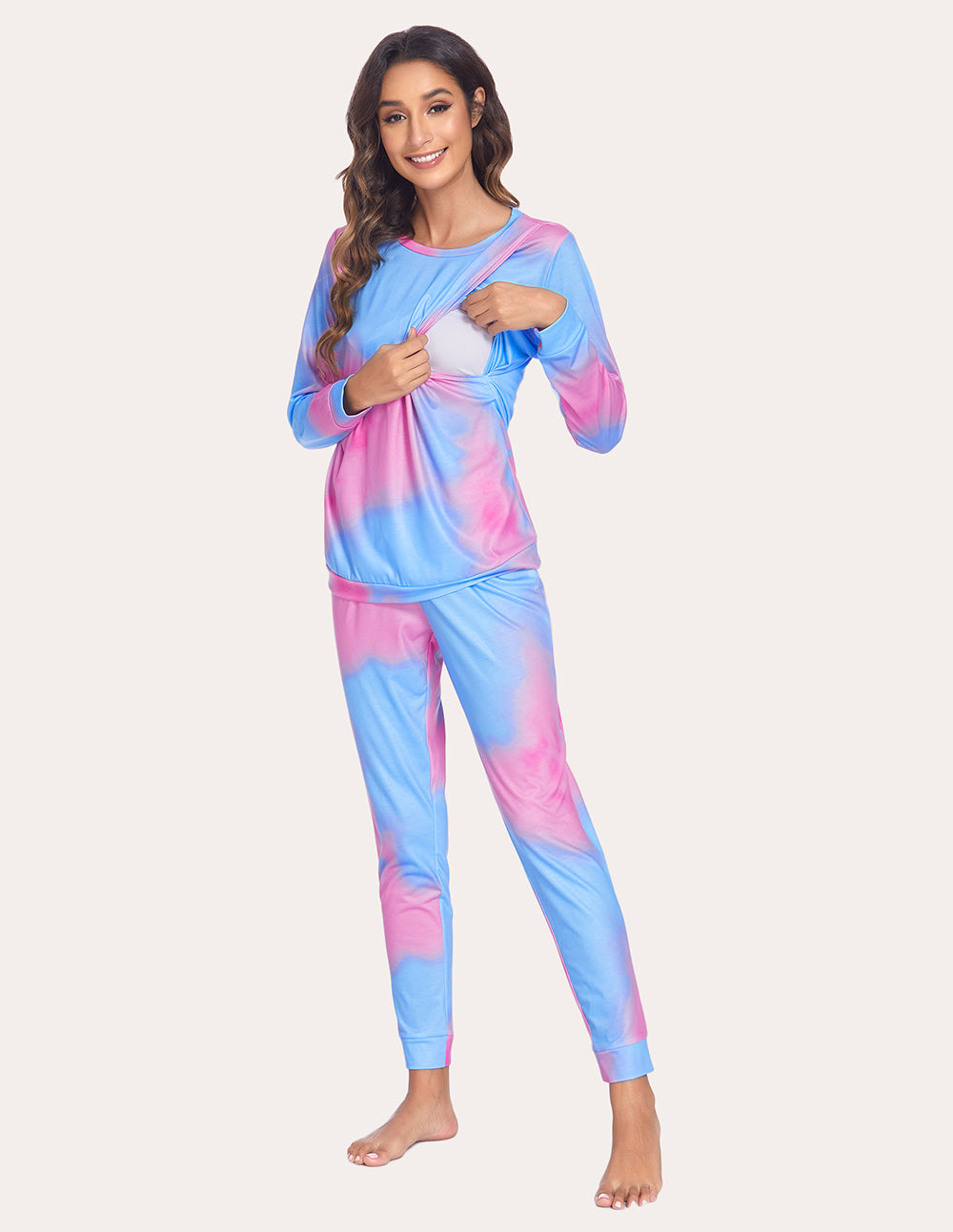 Materntiy Nursing Pajamas Set (US Only)