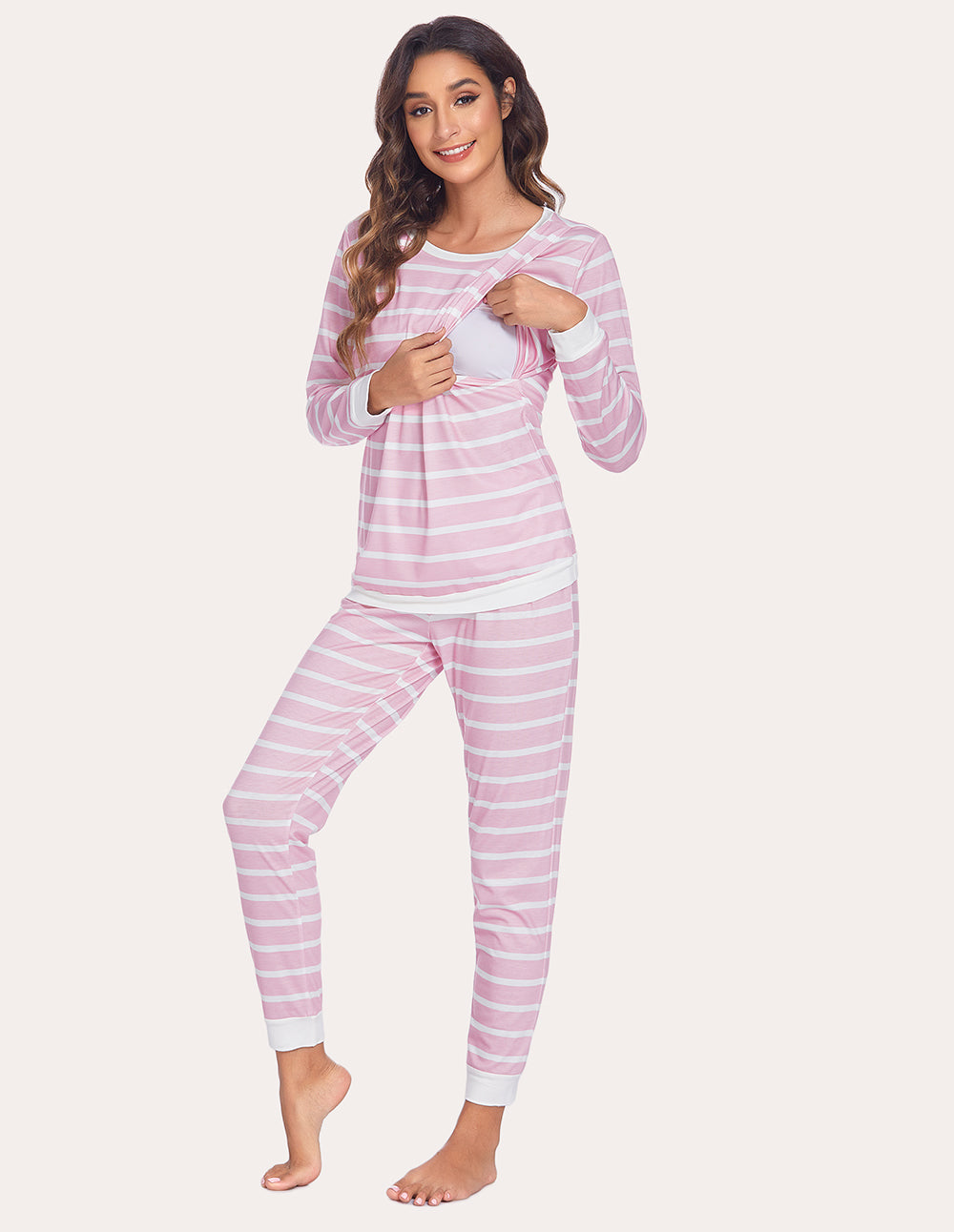 Materntiy Nursing Pajamas Set (US Only)