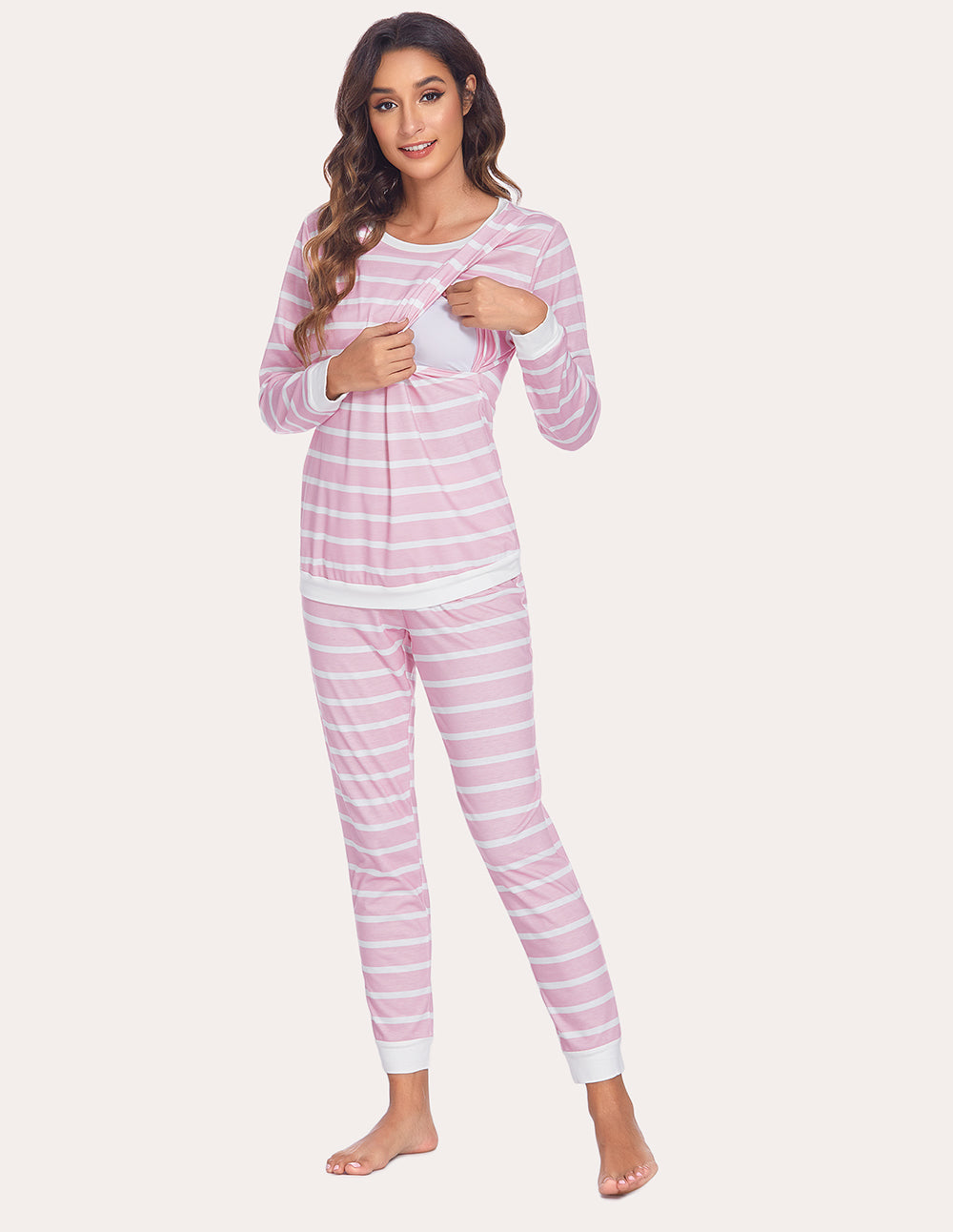 Materntiy Nursing Pajamas Set (US Only)