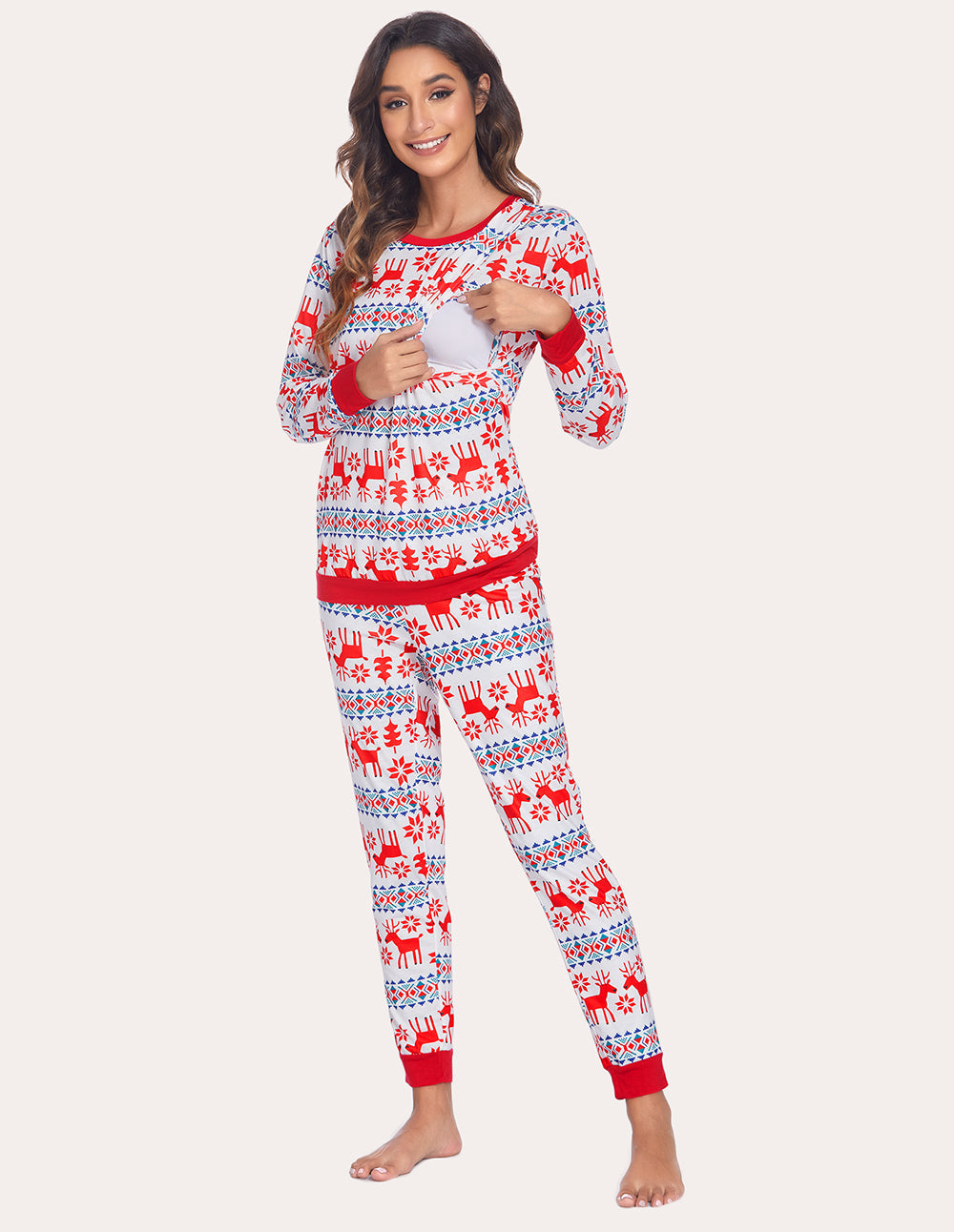 Materntiy Nursing Pajamas Set (US Only)