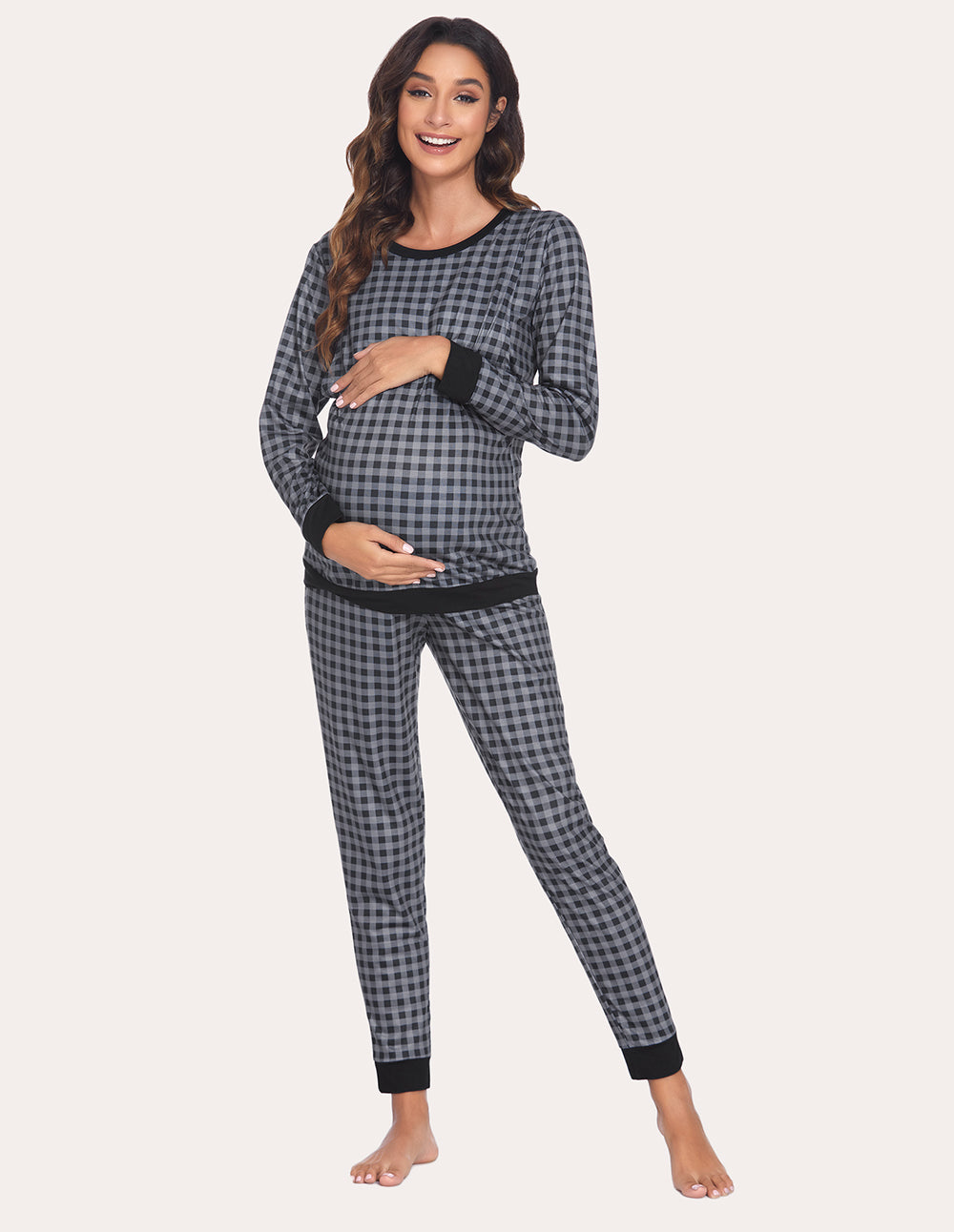 Materntiy Nursing Pajamas Set (US Only)