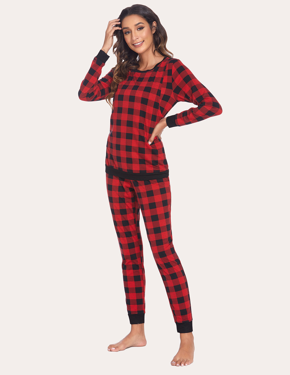 Materntiy Nursing Pajamas Set (US Only)