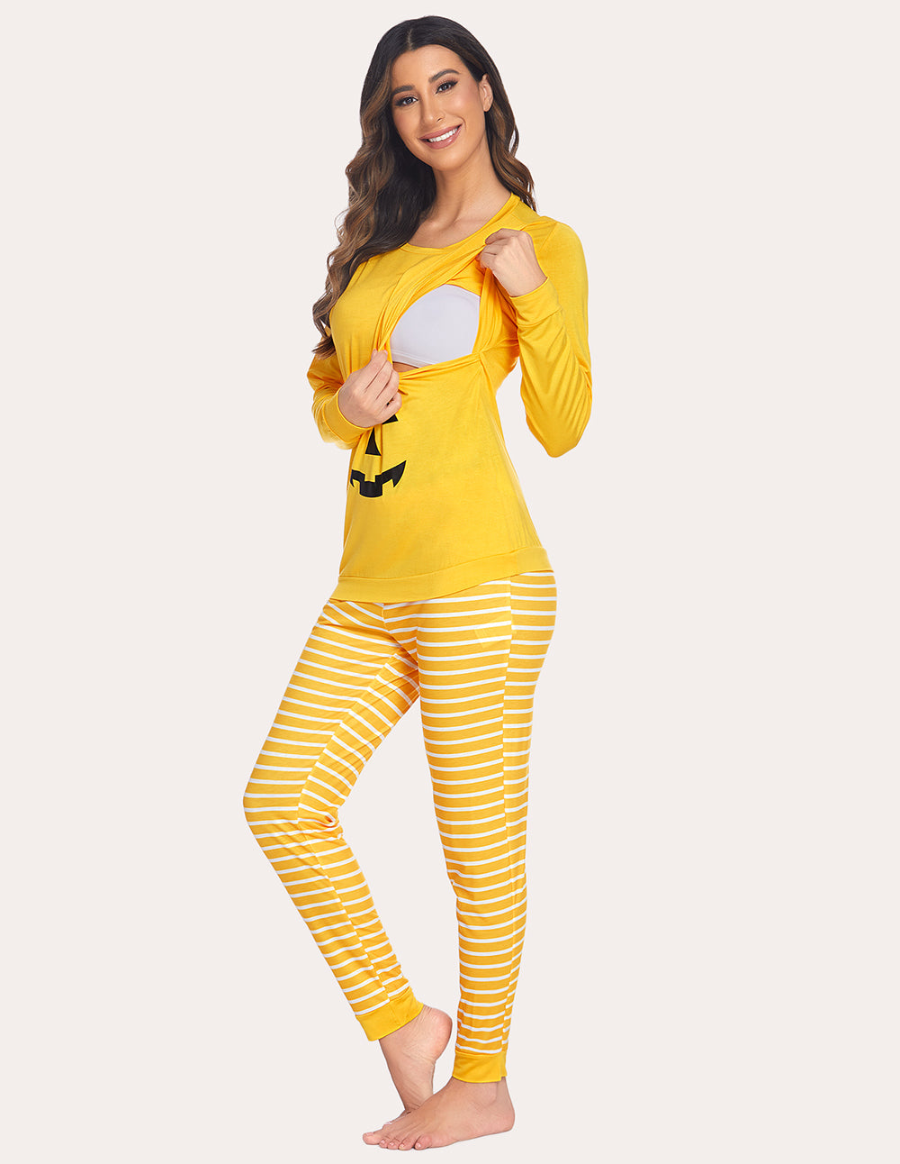 Materntiy Nursing Pajamas Set (US Only)