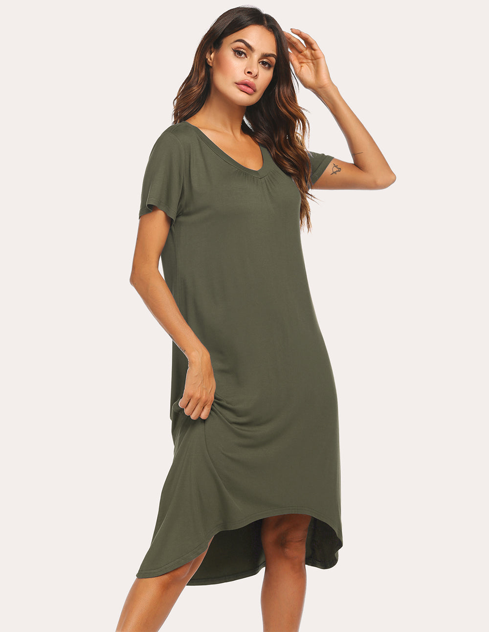 High Low Hem Comfy Nightdress (US Only)