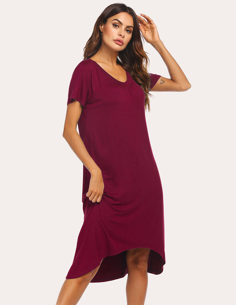 High Low Hem Comfy Nightdress (US Only)