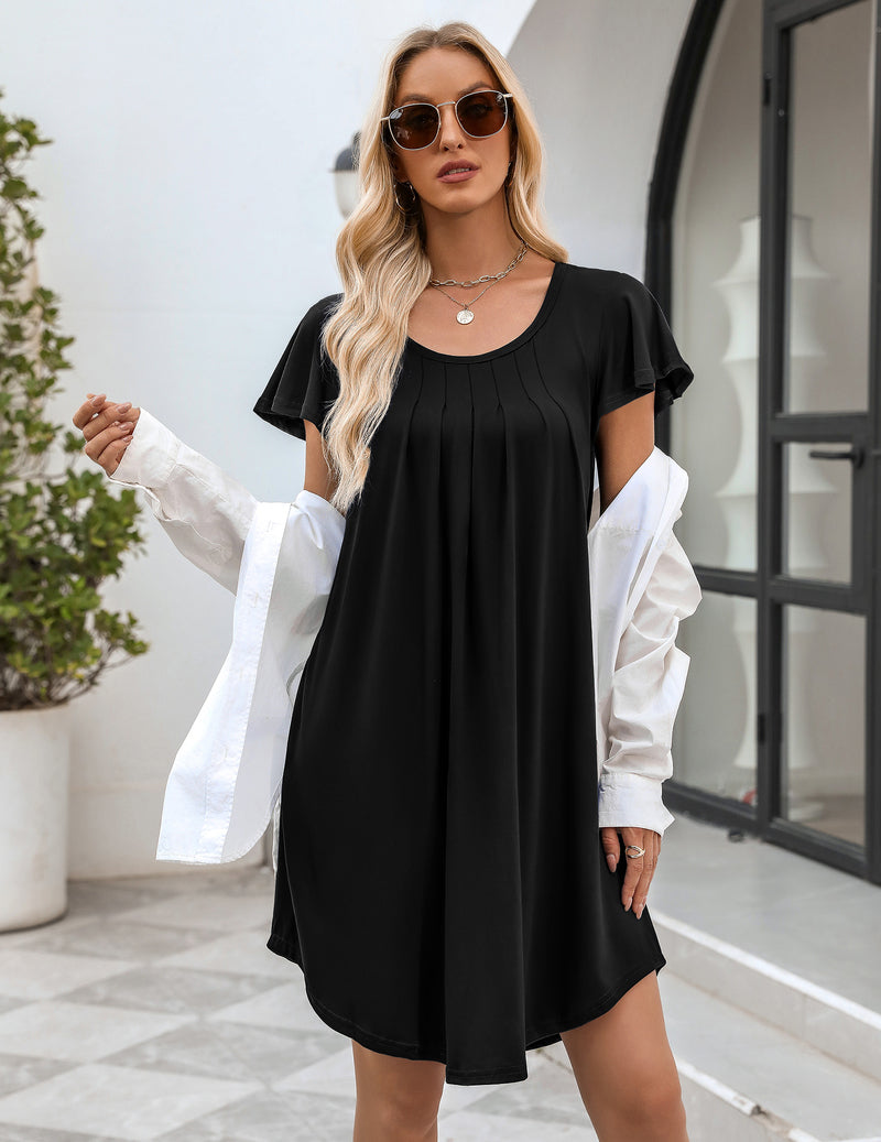 Pleated Comfy Sleep Dress (US Only)