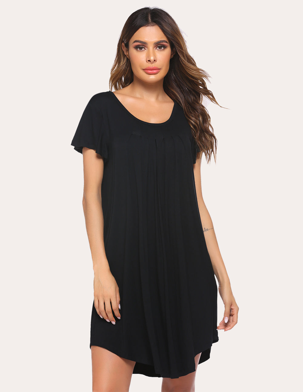 Pleated Comfy Sleep Dress (US Only)