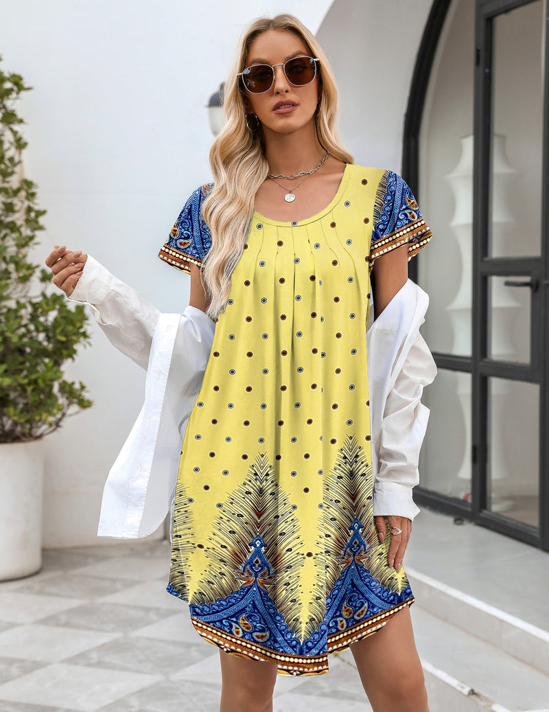 Pleated Comfy Sleep Dress (US Only)