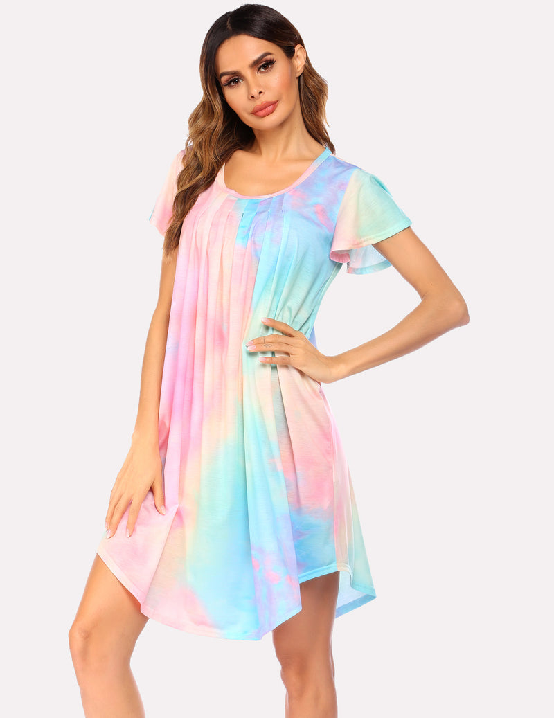 Pleated Comfy Sleep Dress (US Only)