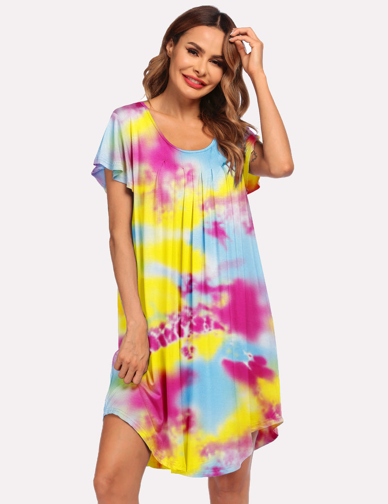 Pleated Comfy Sleep Dress (US Only)