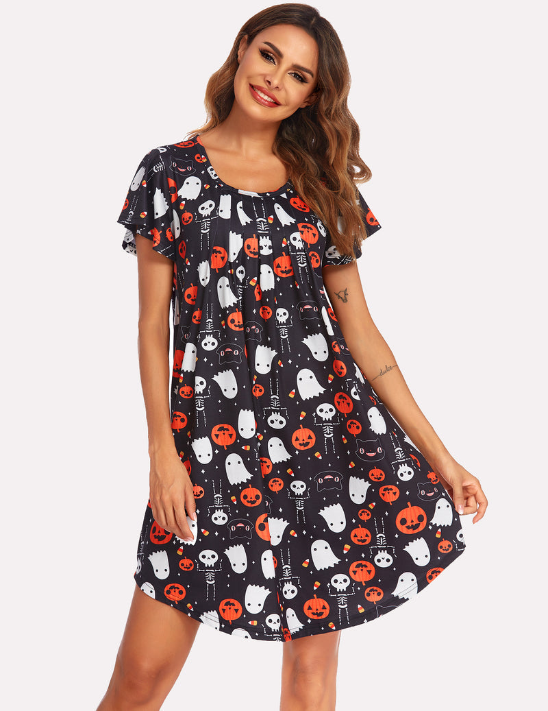 Pleated Comfy Sleep Dress (US Only)