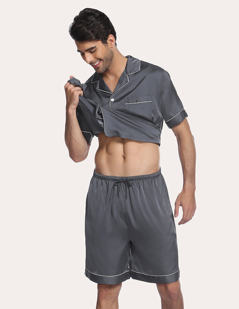 Men Satin Pajama Set (US Only)