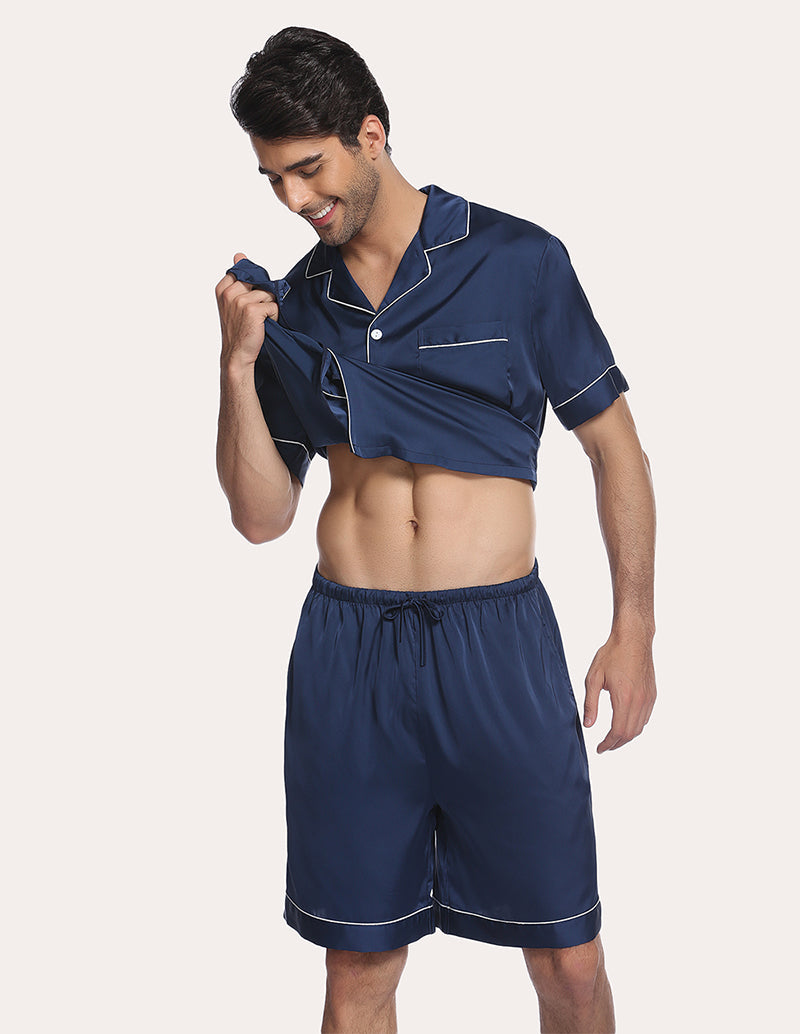 Men Satin Pajama Set (US Only)