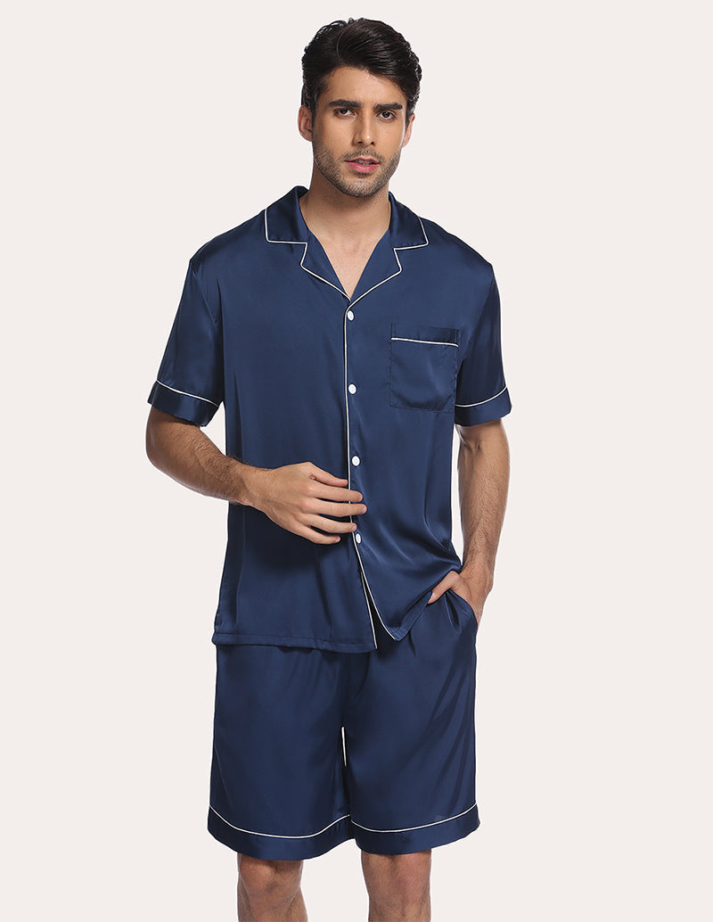 Men Satin Pajama Set (US Only)