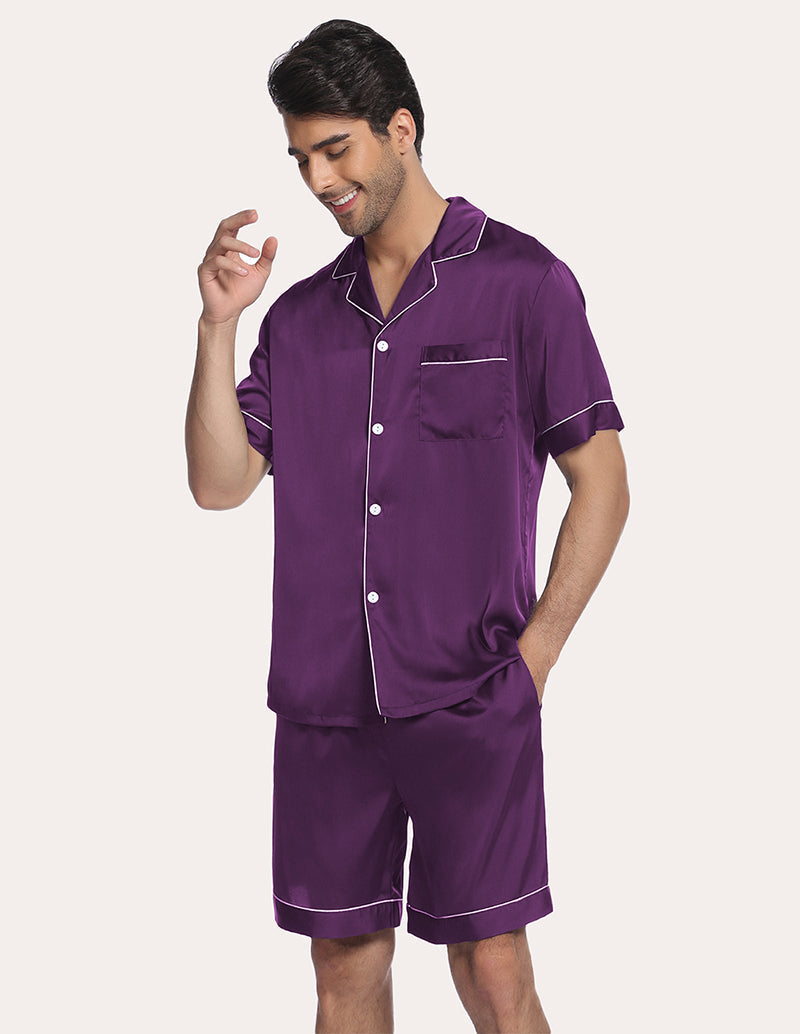 Men Satin Pajama Set (US Only)