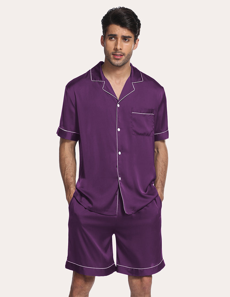 Men Satin Pajama Set (US Only)