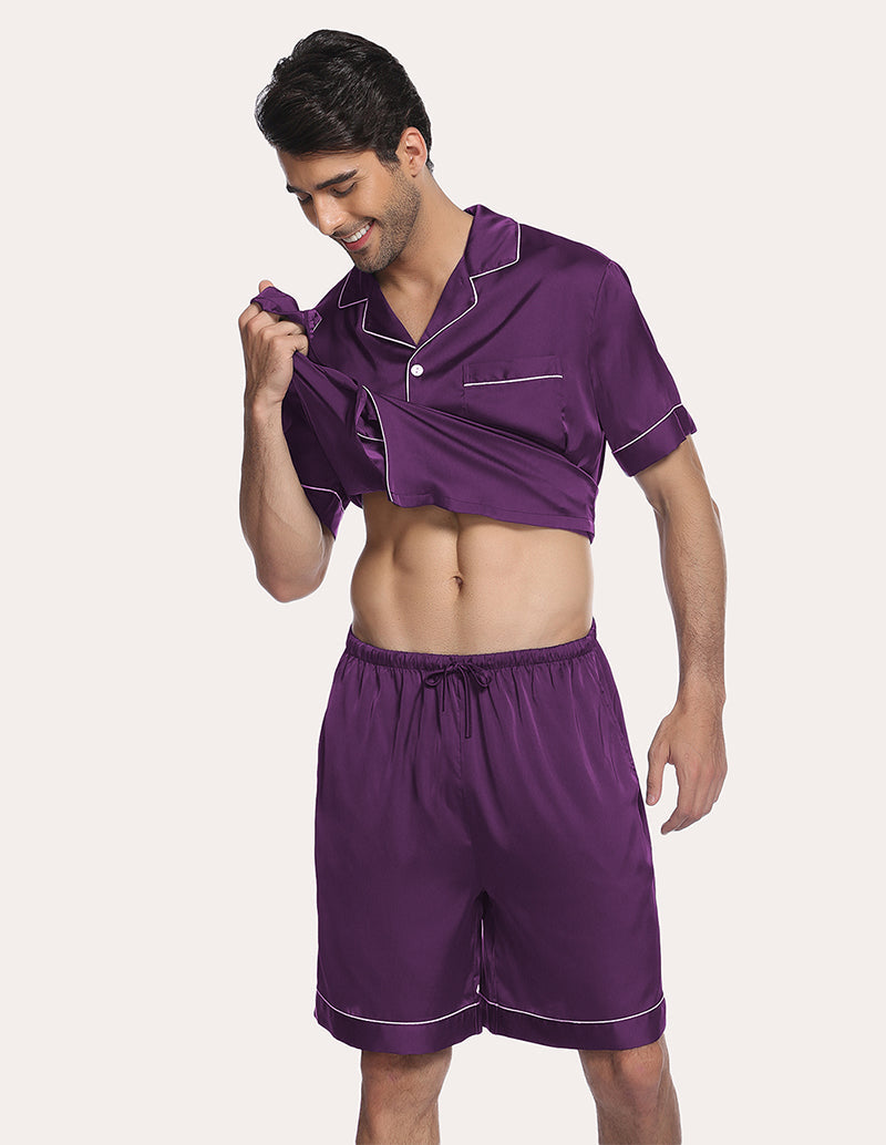Men Satin Pajama Set (US Only)