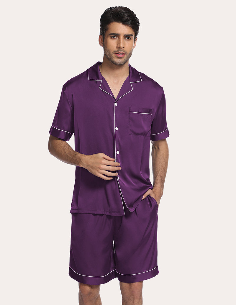 Men Satin Pajama Set (US Only)