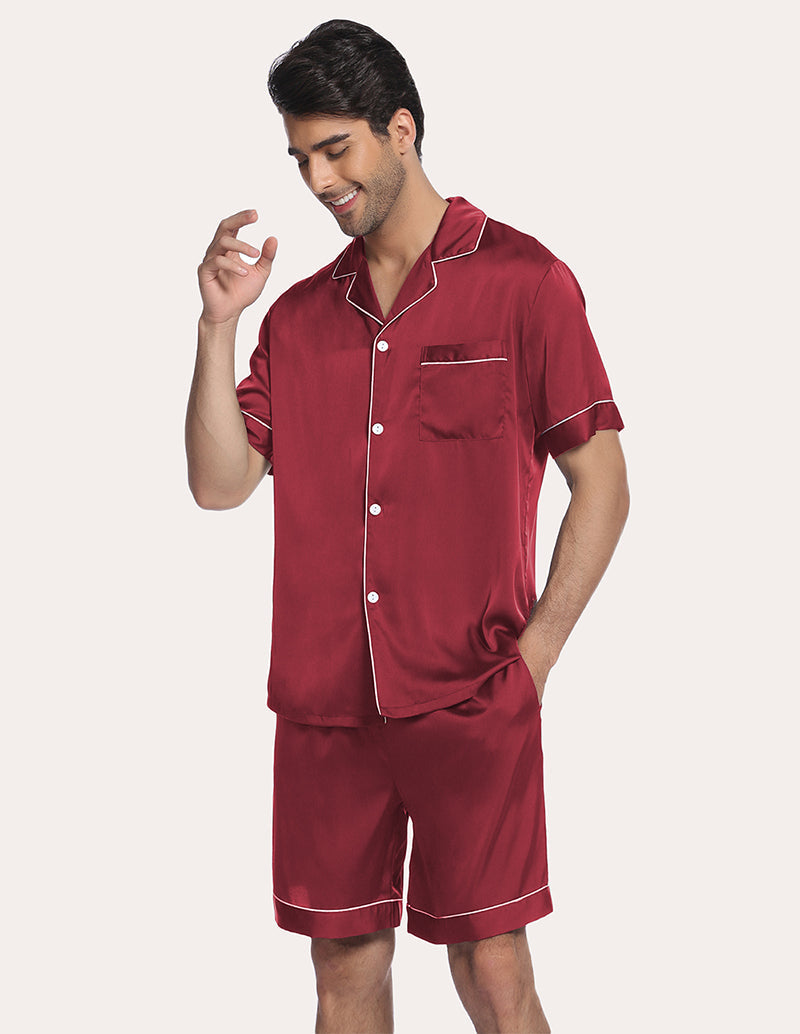 Men Satin Pajama Set (US Only)