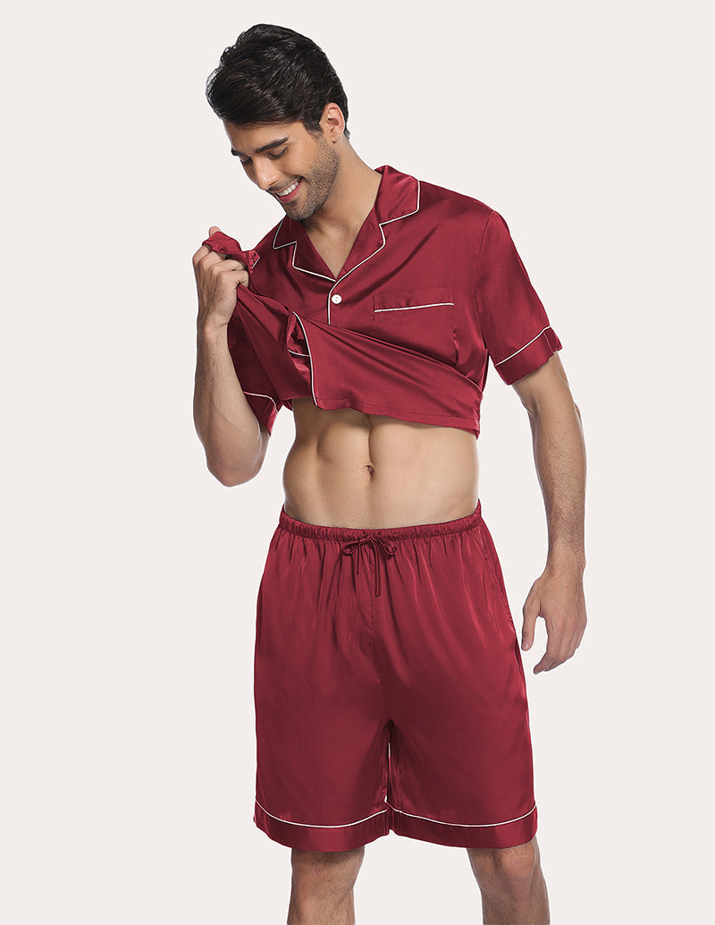 Men Satin Pajama Set (US Only)