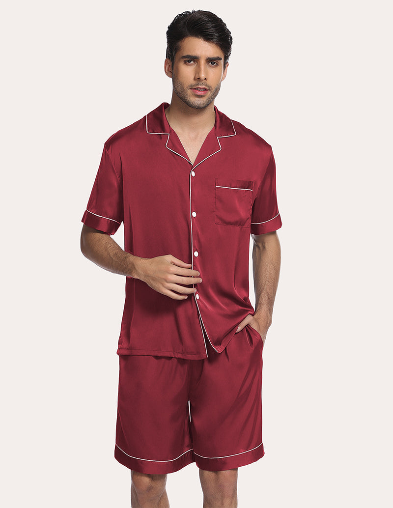 Men Satin Pajama Set (US Only)