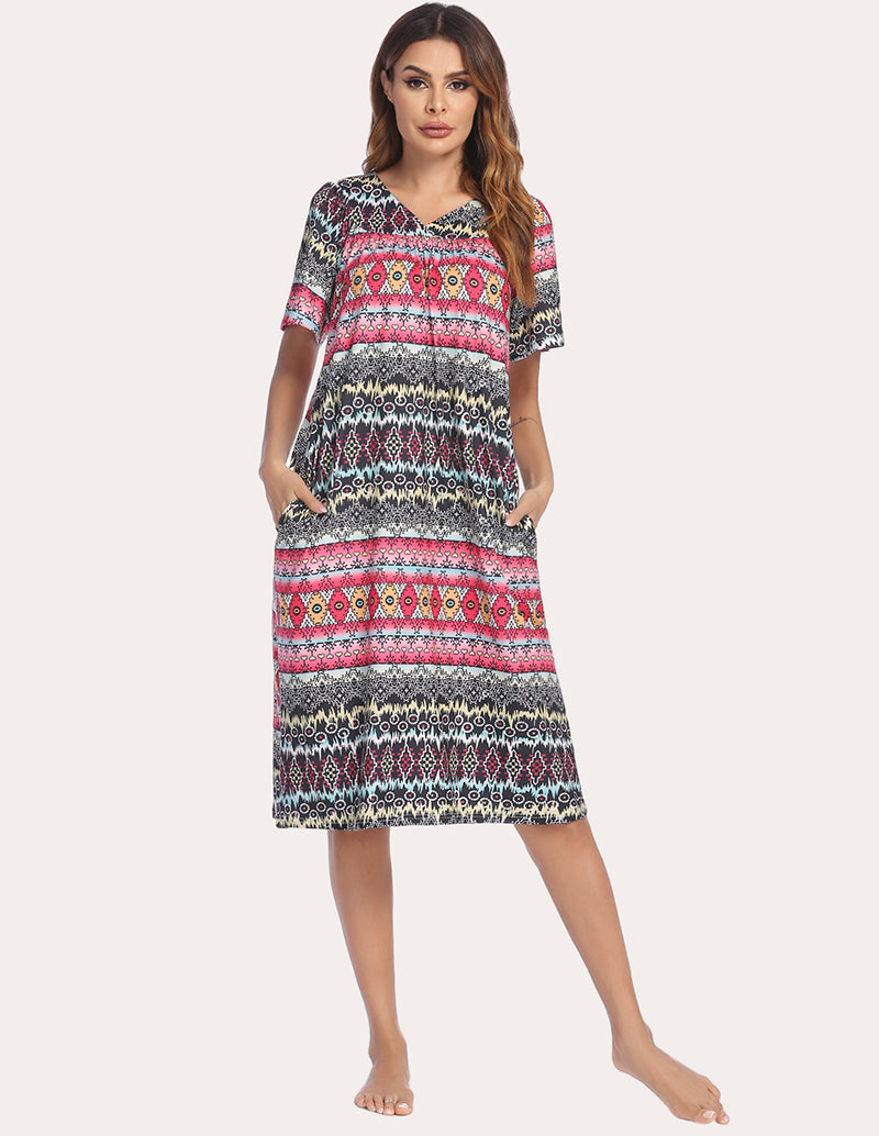 Short Sleeve Lounger Nightgown (US Only)