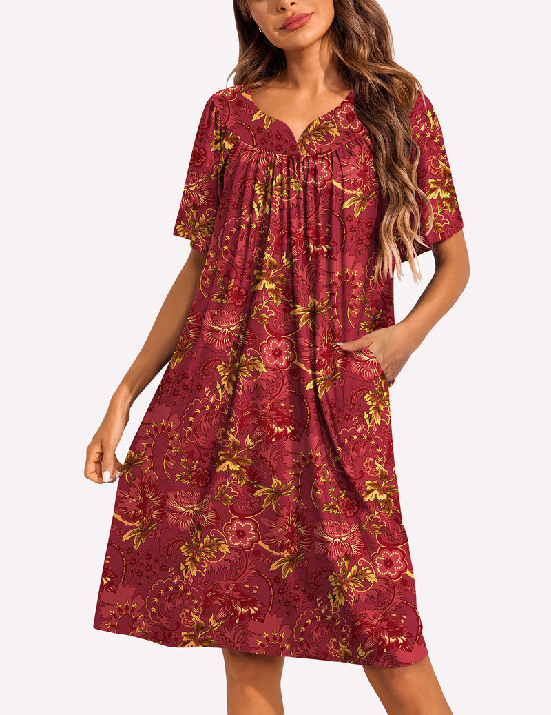 Short Sleeve Lounger Nightgown (US Only)